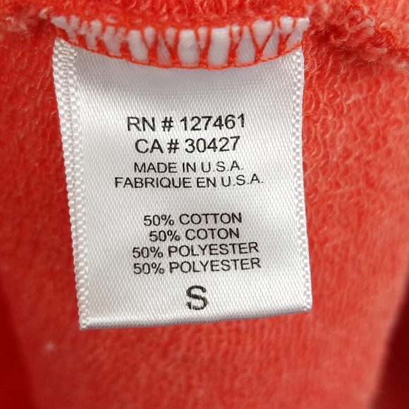 Wildfox Orange oversized Love 24/7 Sweatshirt - Picture 6 of 6